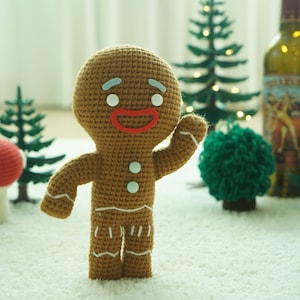 Gingerbread Cookies crochet doll PDF Pattern _ in English
