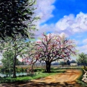 Fine Art 12 X 16 Original Oil Landscape Painting &quot;Isaac Walton&quot;