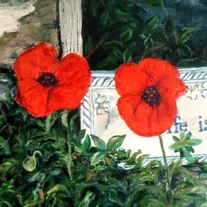 Bellas Artes 8 X 12 Impresión de mi pintura acrílica original &quot;La vida es buena&quot;