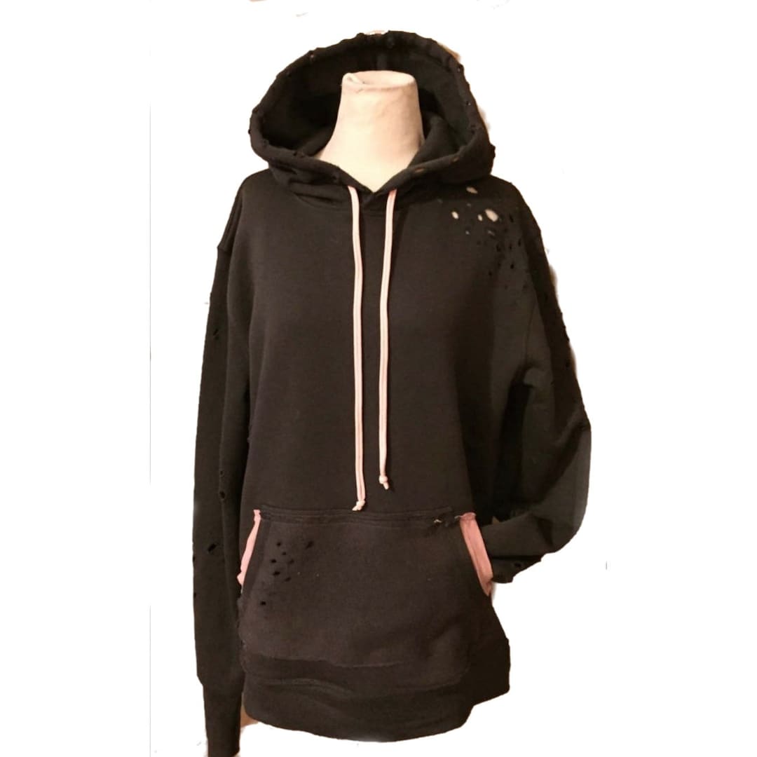 Pre-Order Shabby Distressed Drawstring Hoodie