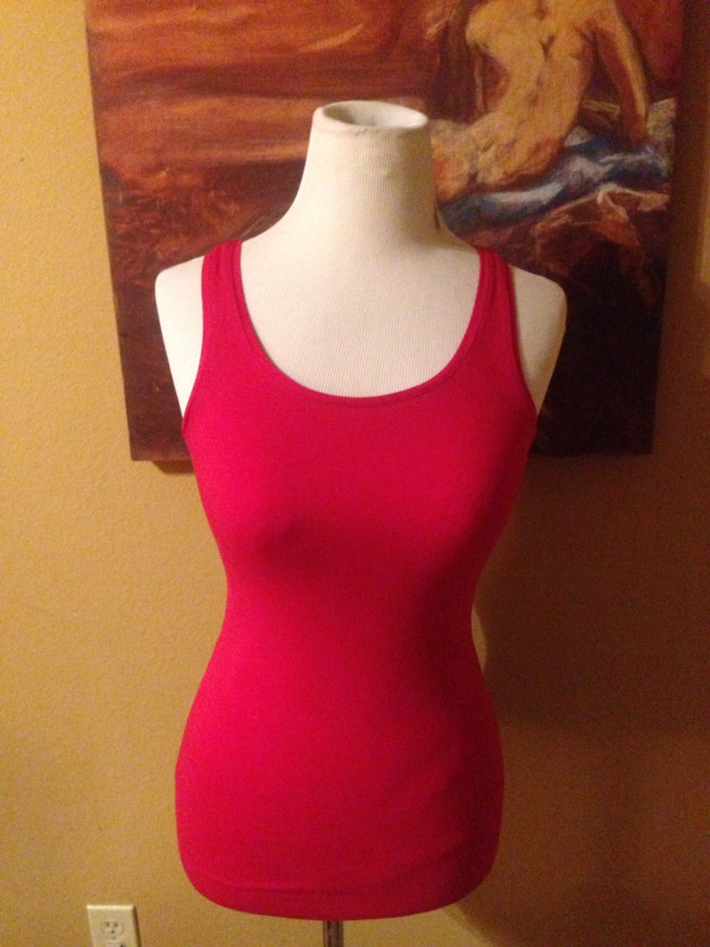 Slashed & Weaved Red Tank Top | Etsy