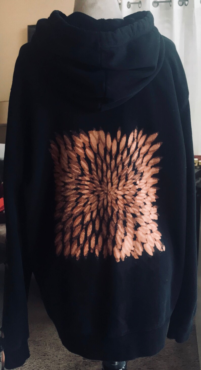Bleached Hoodie | Etsy