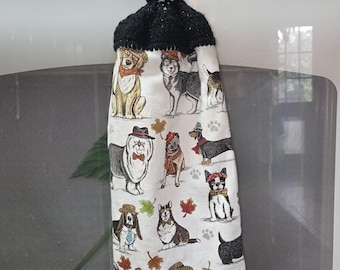 Gehäkeltes Hundehandtuch
