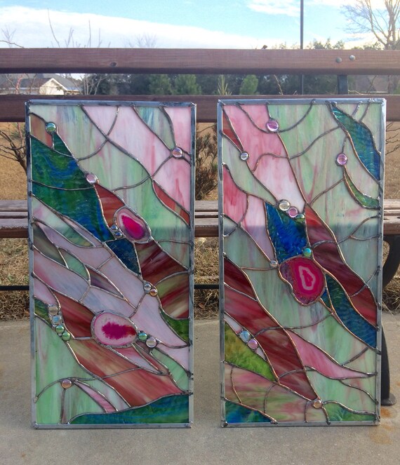 stained glass panel inserts