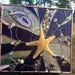 BOXCASA Starfish Stained Glass Suncatchers For Windows, Starfish Stained Glass Window Hangings For Beach Theme Party Decoration, Wedding Decoration