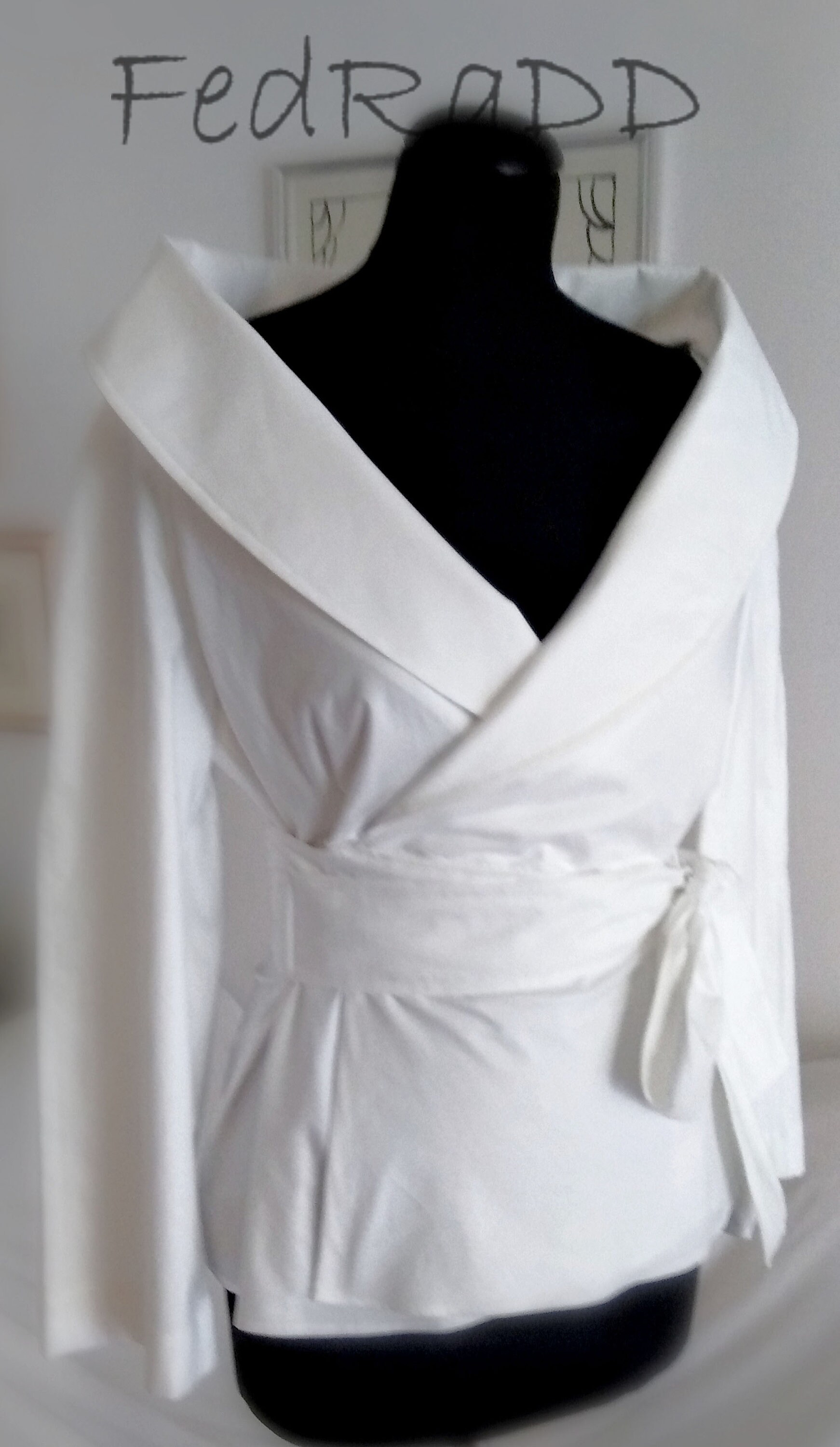White Wrap Shirt