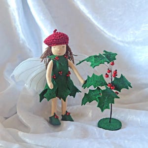 Holly Berry Prince Felt Doll main image 0