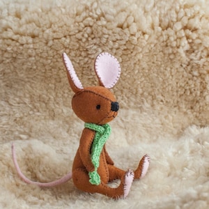 Mouse Pattern PDF, soft toy. Make him any way you like. Multicoloured, brown, grey or white. He will look just as great. image 4