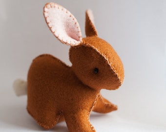 Easter Rabbit Plushie Pdf - Waldorf toy