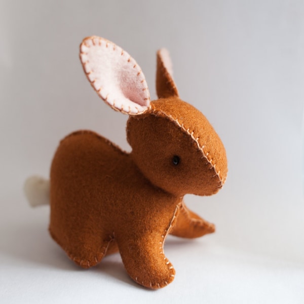 Easter Rabbit Plushie Pdf - Waldorf toy