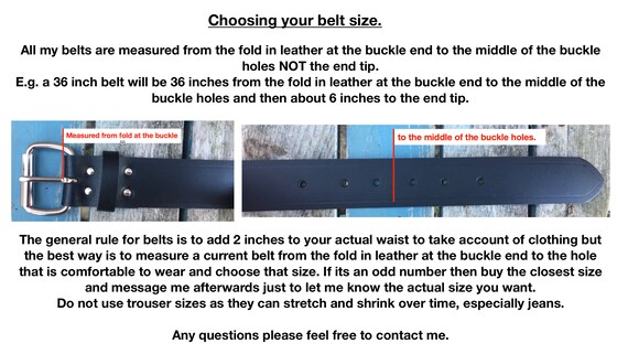 Leather Belt West End Buckle 30mm Choice of Colours Keeper Handmade 100/% Leather
