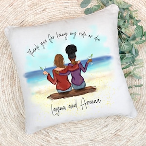 Customizable Best Friend Pillow Cover