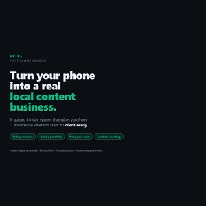 XPIRL Short-Form Video Business Starter Kit | 14-Day Local Client System (Digital Download) imagen 1