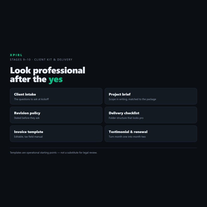 XPIRL Short-Form Video Business Starter Kit | 14-Day Local Client System (Digital Download) imagen 8