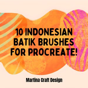 Indonesian Batik & Weaving Texture Brushes for Procreate, Digital Art Tools, Instant Download