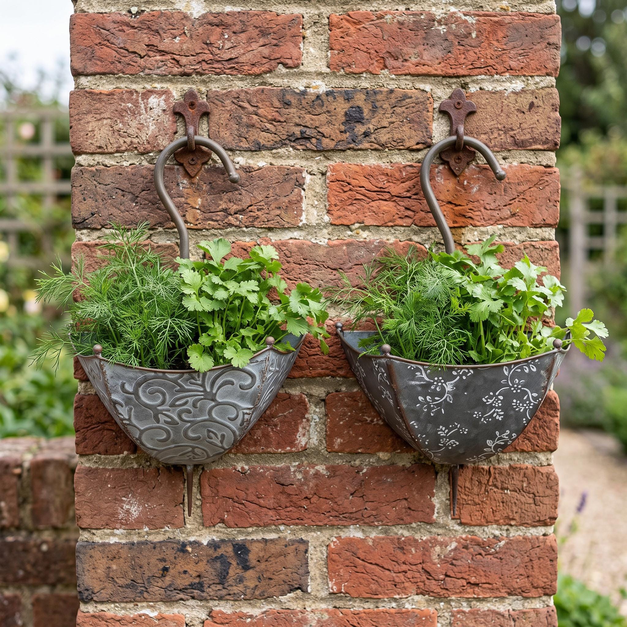 Fence hanging planters