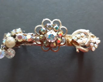 Upcycled Hair Ornament/ Bridal Hair Clip/ Handcrafted  Barrette
