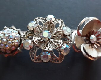 Upcycled Hair Ornament/ Bridal Hair Clip/ Handcrafted  Barrette