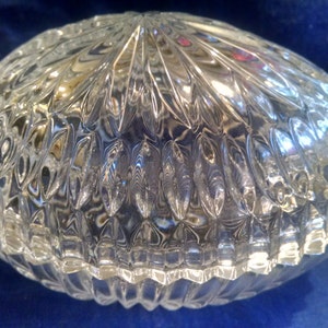 Crystal Chantilly Egg Box, Gorham Crystal Box Collection image 1