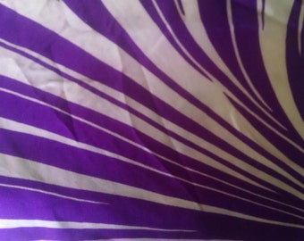 Vintage Purple Onion  Silk Scarf  ECS