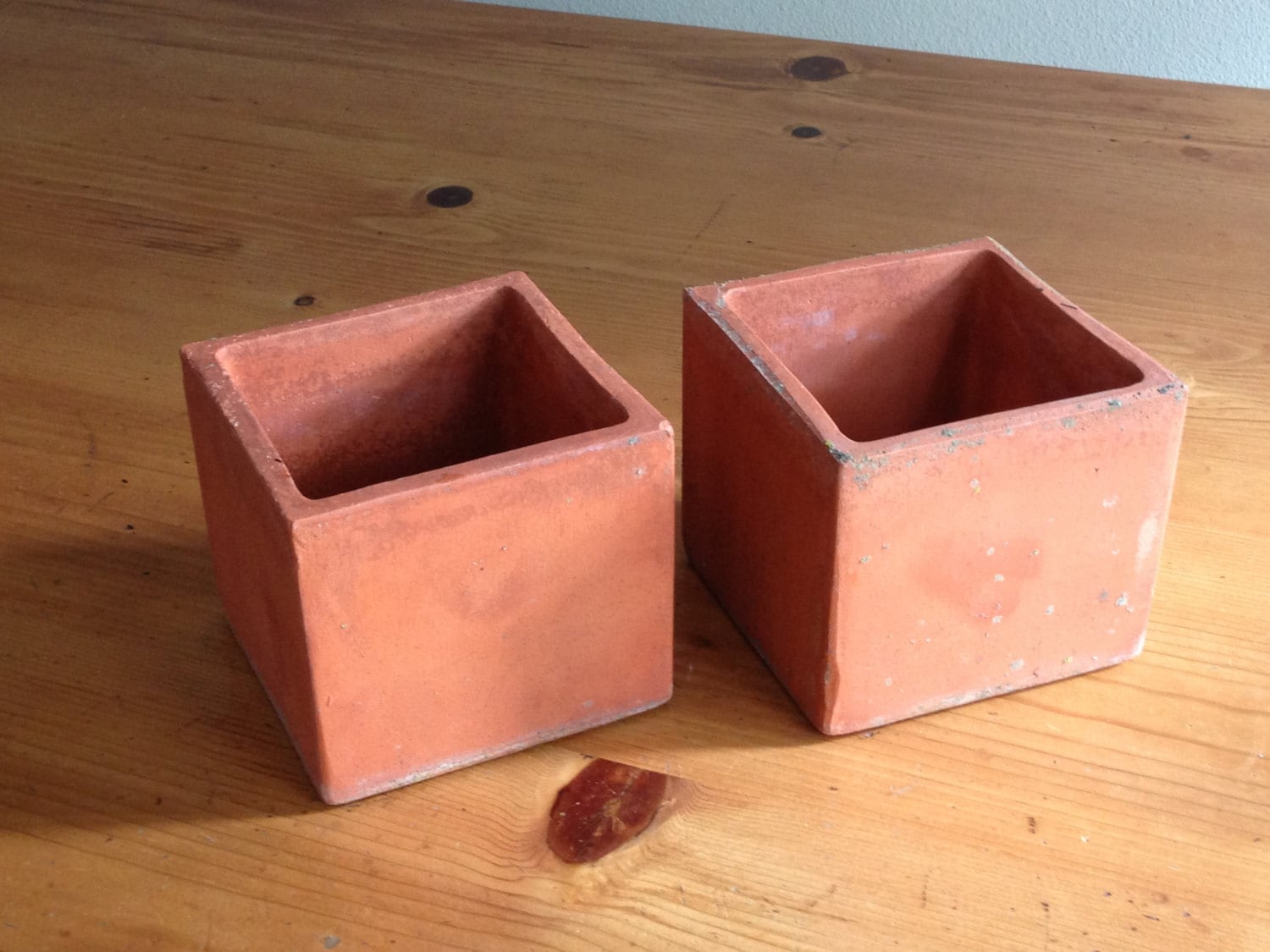 3 square pots