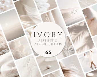 65 Calm Neutral Stock Photos, Minimal Aesthetic, Ivory Natural Background Photos, Beige Image, Digital Download