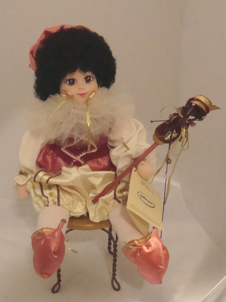 mardi gras jester doll