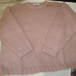Mohair/Acrylic Comfy Casual Warm Slip-over Sweater