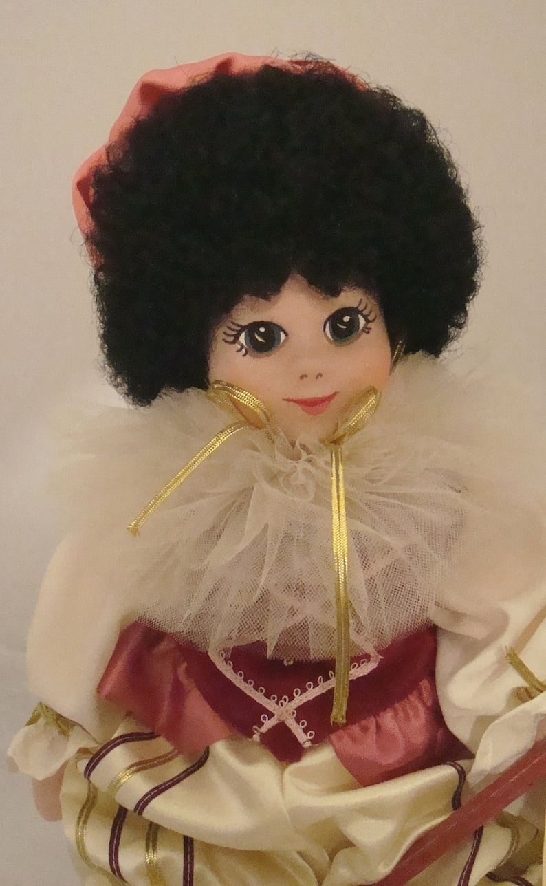 vintage mardi gras jester doll
