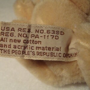 Vintage 4-1/2-Inch Jointed Mohair Teddy with Tiny Rocking Chair image 5