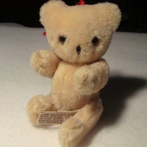 Vintage 4-1/2-Inch Jointed Mohair Teddy with Tiny Rocking Chair image 3