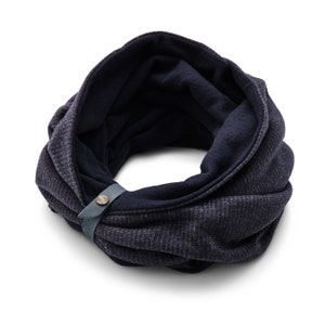 Gift For Her Infinity Scarf Scarf Winter Scarf Circle Scarf Fashion Scarf Loop Scarf Chunky Scarf Fashion Accessories Infinity Scarves Blue