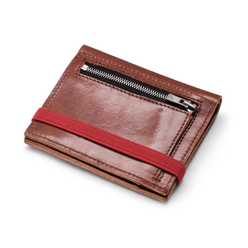 Brown Leather Wallet for Mens leather Wallet Mens Gazur Wallet Red