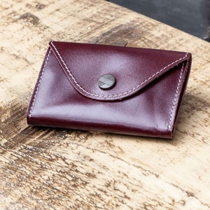 Men's Leather Wallet, minimalist wallet, For Him image 6