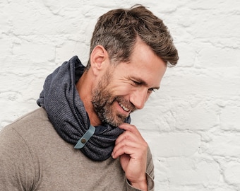 Mens Scarf | Winter Scarf | Infinity Scarf | Mens Winter Scarf