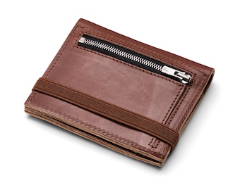 Elevate Your Style with our Handcrafted Dark Brown Leather Wallet, Slim, Spacious, and Minimalist, The Perfect Gift for Your Husband