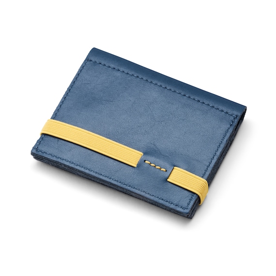 Folded Multi-Card Wallet, Pale Grey Micro Classic Grain