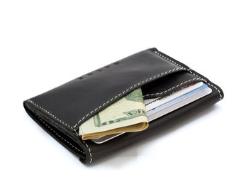 Birthday Gift for Men | Leather Wallet | Minimalist Wallet | Coins & Cards