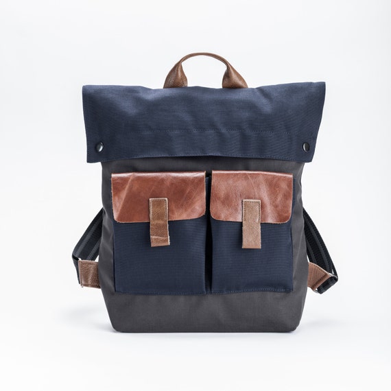 Items similar to Backpack, Canvas backpack , Rucksack, Women Backpack on Etsy