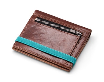 Leather Wallet | Mens Wallet | Mens Wallet Bifold / Brown