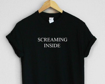 Screaming Inside Unisex Tee Shirt