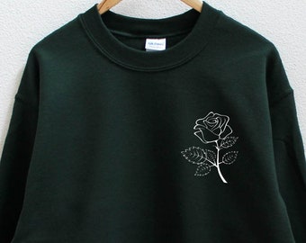 dark green pullover