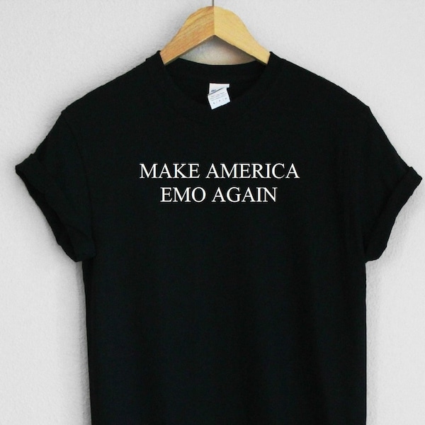 Make America Emo Again Graphic Print Unisex Shirt