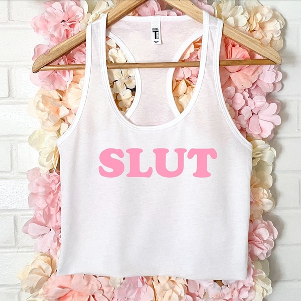 SMALL Slut Women's Crop Tank