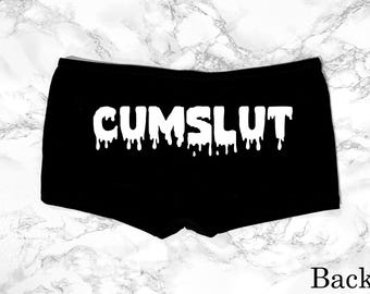 Pantalones cortos para mujer con estampado de Cumslut Dripping, tallas S-2XL