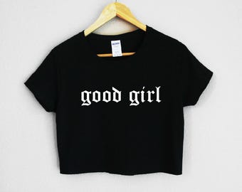 Camiseta corta para mujer Good Girl