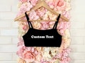 Custom Text Bralette XS-2Xl