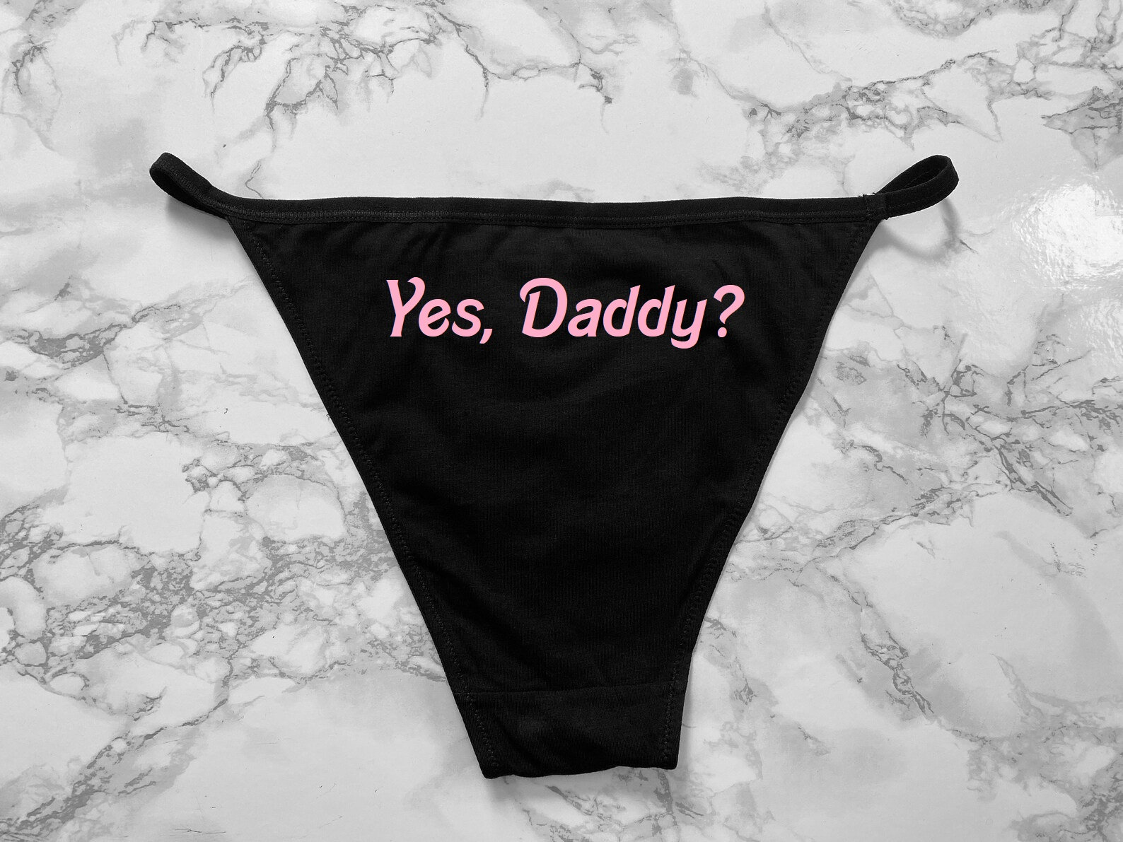 Yes, Daddy? back printed Women's Bikini Underwear S-2XL