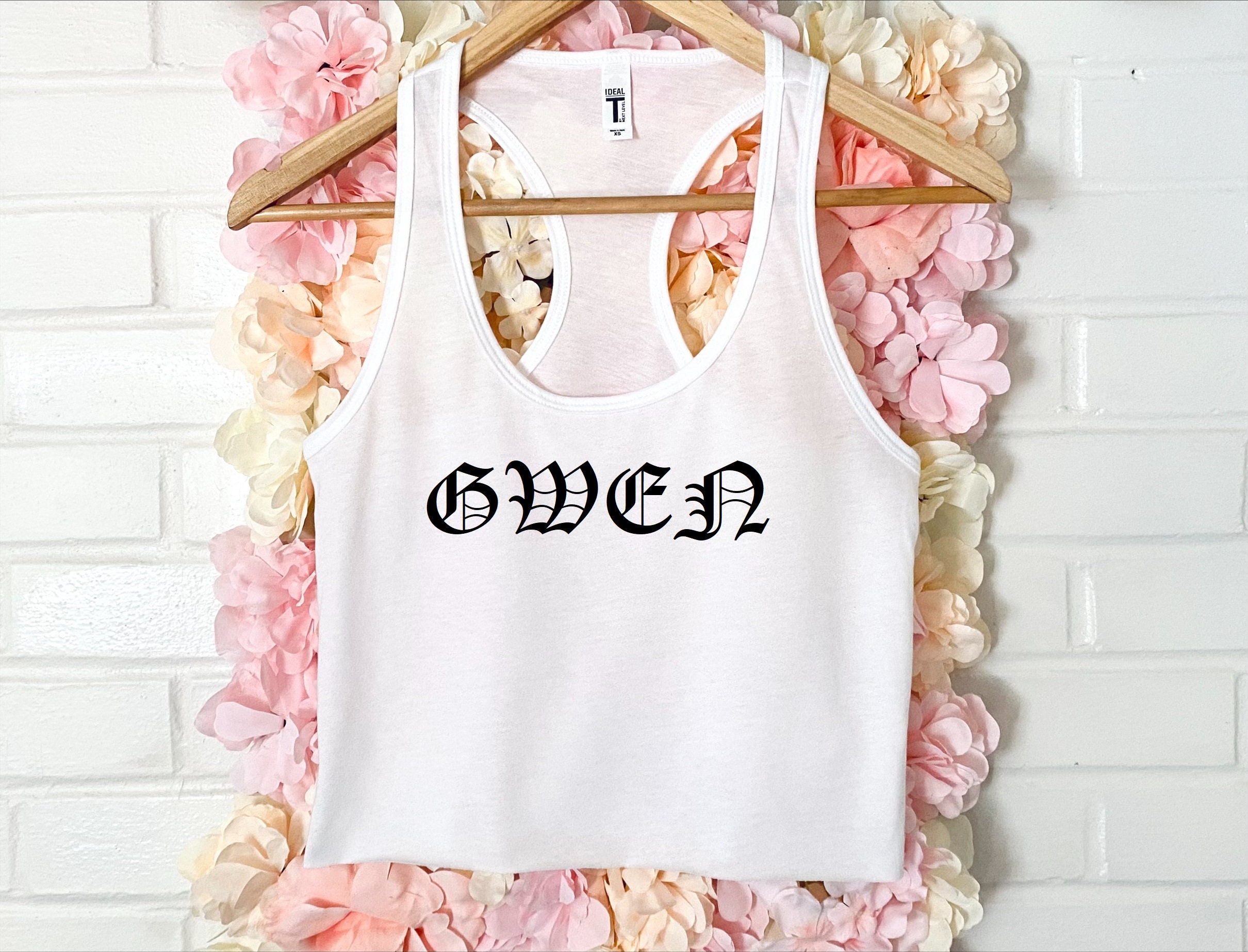 Gwen Women's Crop Tank Xs-2xl - Etsy Australia