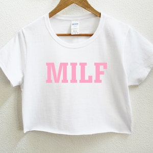 MILF Women&#39;s Crop Shirt